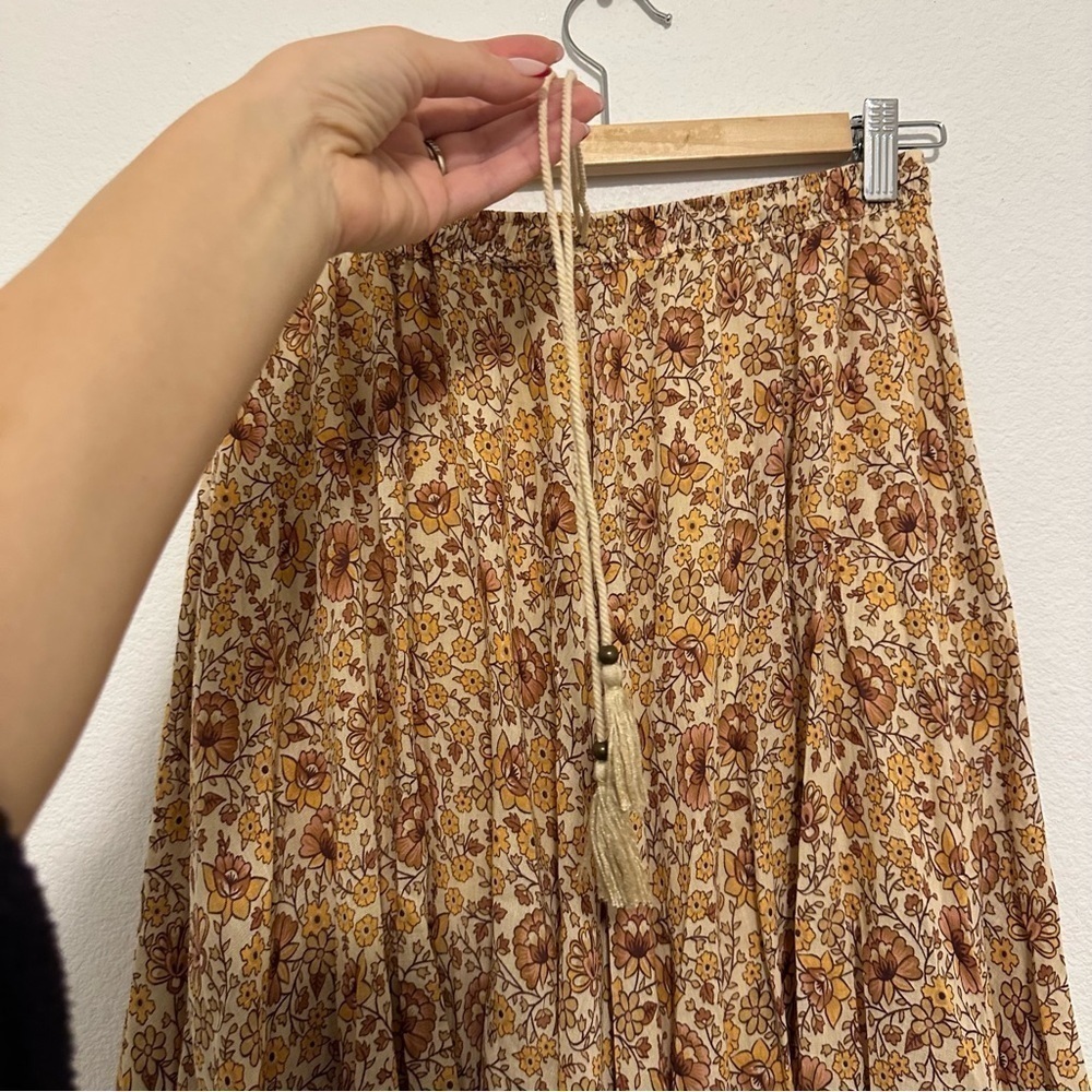 SPELL & The Gypsy Sundown Floral Maxi Skirt Elastic Waist Size Small Women’s - Picture 6 of 10